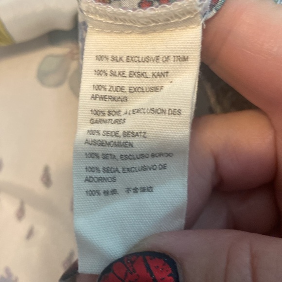 Beautiful Silk Johnny Was Blouse - Picture 7 of 7